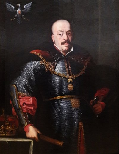 Portrait of King John II Casimir in Chainmail by Anonymous
